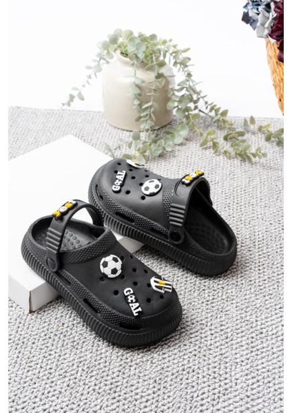 Unisex Çocuk Figürlü Sticker Sandalet-Terlik