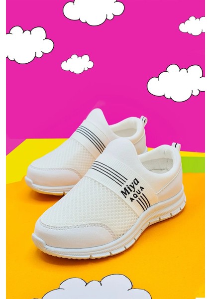 Tedy Garantili Çocuk Bağcıksız Rahat Esnek Günlük Sneaker Spor Ayakkabı