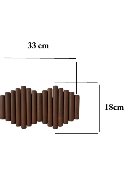 Duvar Askılığı Elbise Askılığı Portmanto Duvara Monte Askılık Bohem Iskandinav Model Acı Kahve fırsatları
