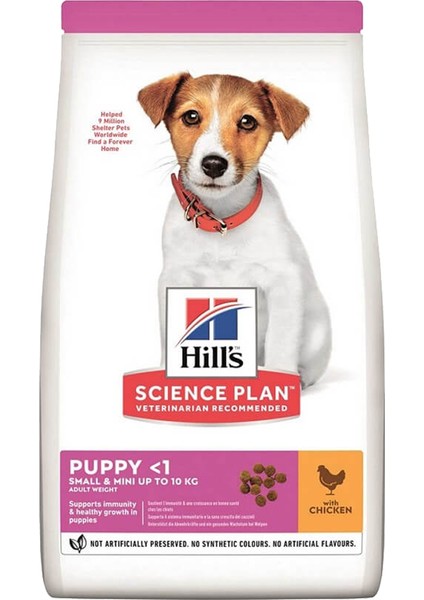 Science Plan Healthy Development Tavuklu Küçük Irk Yavru Köpek Maması 1,5kg
