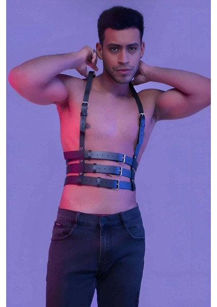 Erkek Dansçı Kostümü, Clubwear, Techno Party Giyim M fiyatları