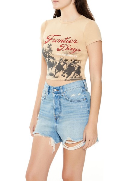Baskılı Baby Tee Tişört