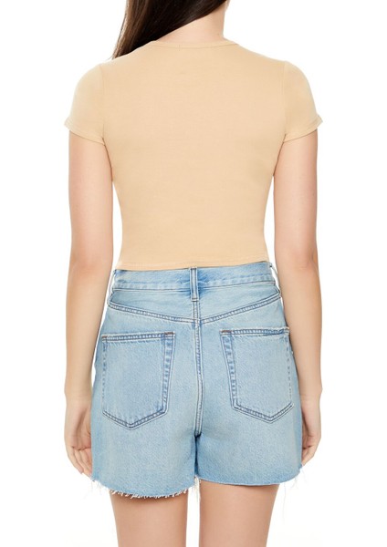 Baskılı Baby Tee Tişört modelleri