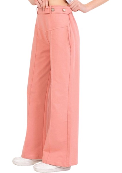 Contalı Kemerli Kız Pantolon