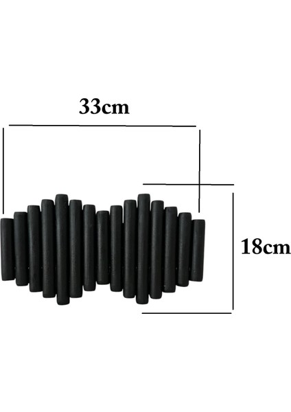 Duvar Askılığı Elbise Askılığı Portmanto Duvara Monte Askılık Bohem Model Siyah fırsatları