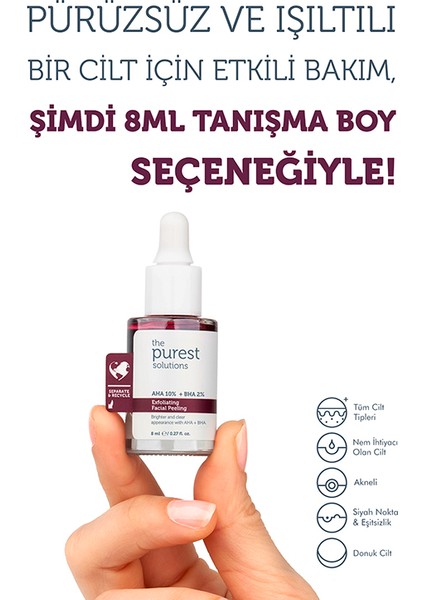 The Purest Solutions Yağlı & Karma Ciltler Için Yenileyici Cilt Bakım Seti
