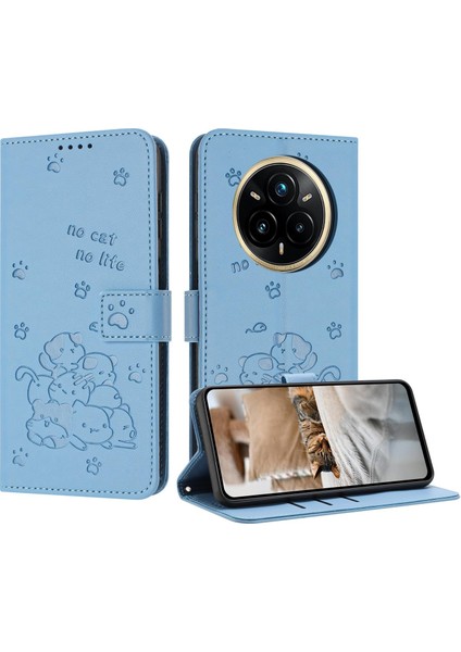 Realme 14 Pro+ Için Kabartmalı Yavru Pu Kılıf (Yurt Dışından)