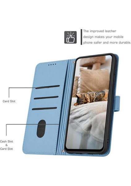 Realme 14 Pro+ Için Kabartmalı Yavru Pu Kılıf (Yurt Dışından)