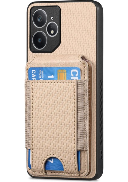 Realme Neo7 Için Karbon Fiber Standlı Telefon Kılıfı (Yurt Dışından)