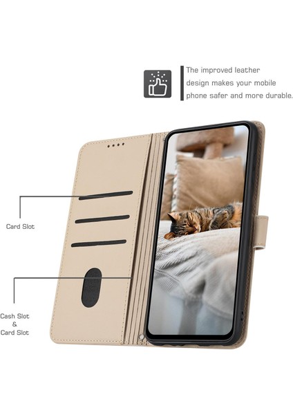 Realme 14 Pro Için Kabartmalı Yavru Pu Kılıf (Yurt Dışından)