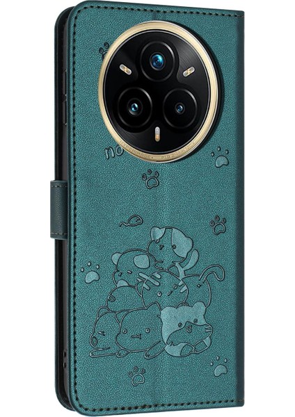 Realme 14 Pro Için Kabartmalı Yavru Pu Kılıf (Yurt Dışından)