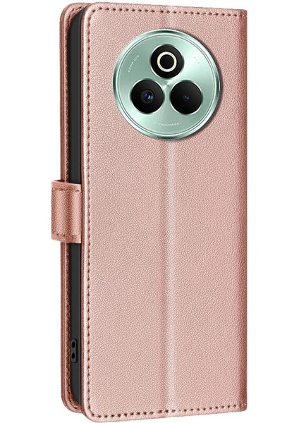 Realme P3 Pro 5g Için Litchi Texture Rfıd Pu Kılıf (Yurt Dışından)