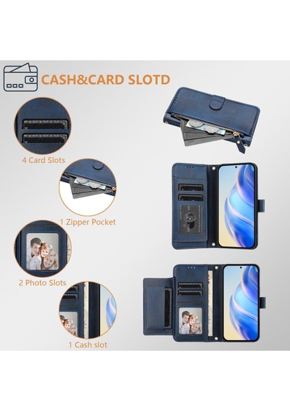 Realme 14 Pro Için Pu Deri Kılıf (Yurt Dışından)
