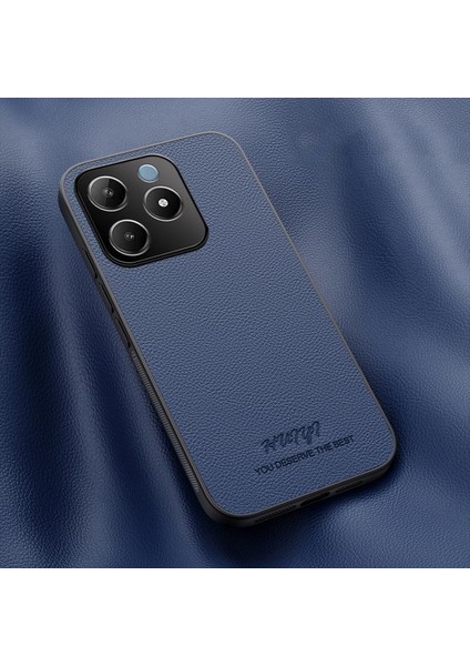 Realme C63 / C61 4g Için Huıyı Deri Manyetik Telefon Kılıfı (Yurt Dışından)