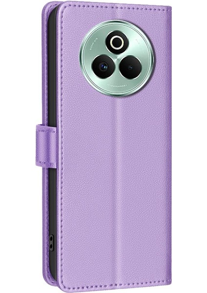 Realme P3 Pro 5g Için Litchi Texture Rfıd Pu Kılıf (Yurt Dışından)