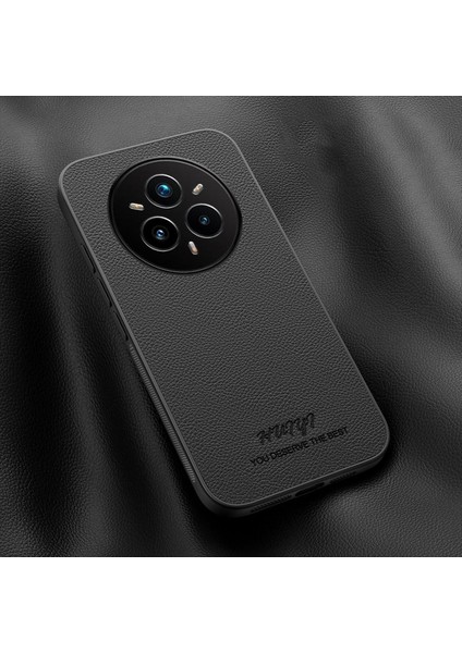 Realme 14 Pro+ Için Deri Manyetik Telefon Kılıfı (Yurt Dışından)