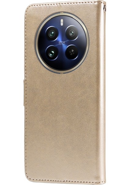 Realme 13 Pro / 13 Pro+ Için Pu Telefon Kılıfı (Yurt Dışından)