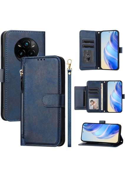 Realme 14 Pro+ Için Pu Deri Kılıf (Yurt Dışından)