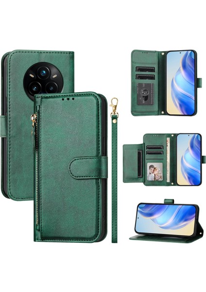 Realme 14 Pro+ Için Pu Deri Kılıf (Yurt Dışından)