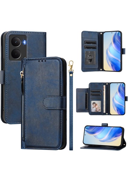 Realme P3 5g / Realme NEO7X Için Pu Deri Kılıf (Yurt Dışından)