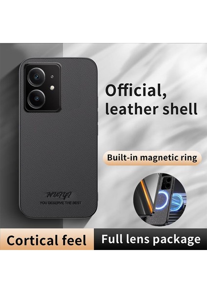 Realme Neo7 Se Için Deri Manyetik Telefon Kılıfı (Yurt Dışından)