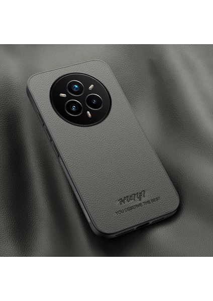 Realme 14 Pro+ Için Deri Manyetik Telefon Kılıfı (Yurt Dışından)