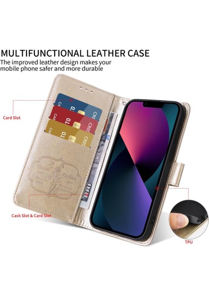 Realme 14 Pro+ Global Için Pu Telefon Kılıfı (Yurt Dışından)