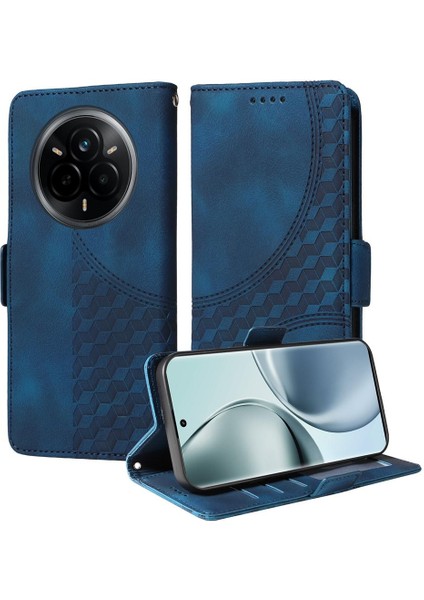 Realme 14 Pro Global Için Kabartmalı Pu Kılıf (Yurt Dışından)