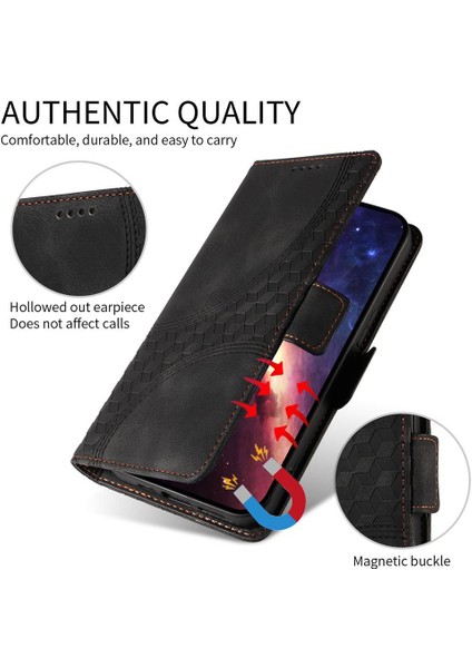 Realme 14 Pro Global Için Kabartmalı Pu Kılıf (Yurt Dışından)