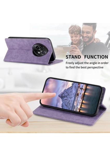Realme 13+ Için Manyetik Rfıd Pu Kılıf (Yurt Dışından)