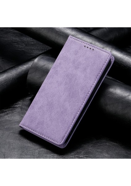 Realme 14 Pro Için Manyetik Rfıd Pu Kılıf (Yurt Dışından)