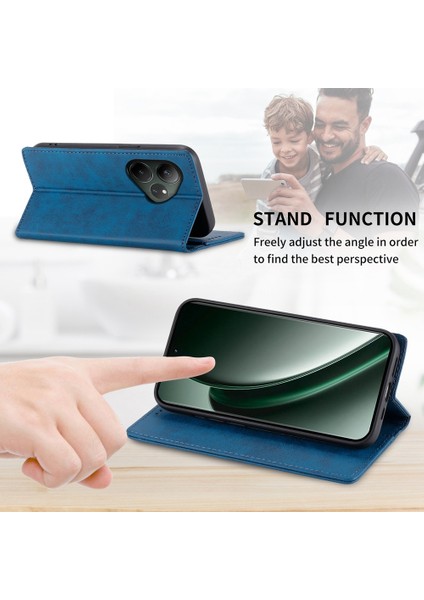 Realme Gt 6 Global Için Renkli Manyetik Pu Kılıf (Yurt Dışından)