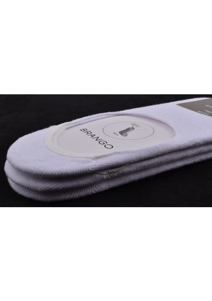 BRG-99003 Yazlık 3 Lü Çorap/beyaz/40-44