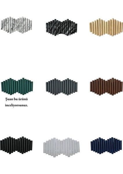 Duvar Askılığı Elbise Askılığı Portmanto Duvara Monte Askılık Iskandinav Model Yeşil indirimleri