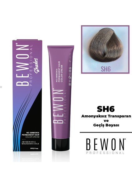 Shades Geçiş ve Transparan Saç Boyası - Sh6