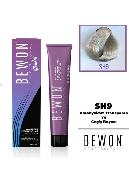 Shades Geçiş ve Transparan Saç Boyası - Sh9