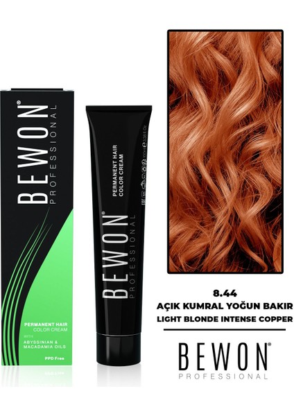 Saç Boyası - Açık Kumral Yoğun Bakır 8.44