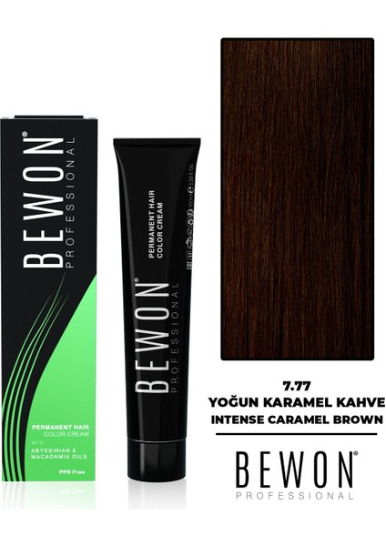 Saç Boyası - Yoğun Karamel Kahve 7.77