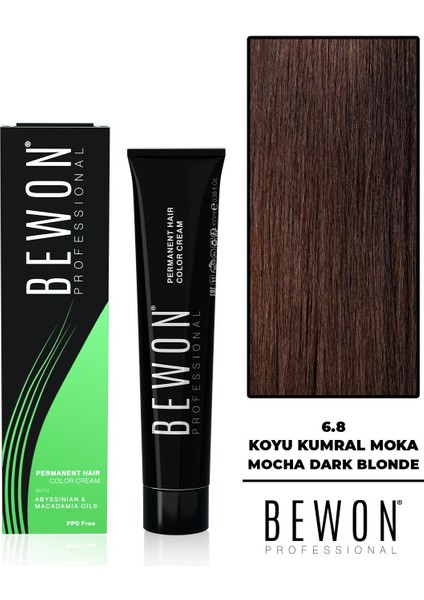 Saç Boyası - Koyu Kumral Moka 6.8