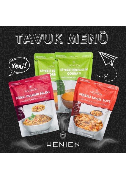 Tanışma Seti Tavuk Menü Hazır Pratik Yemek