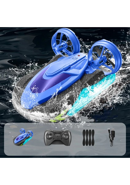 Hem Suda Hem Karada Kullanılabilen Stunt Drift Rc Tekne Oyuncak 2.4ghz Uzaktan Kumandalı Araba Amfibi Drift Araba