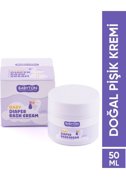 Doğal Içerikli Bebek Pişik Kremi 50 ml