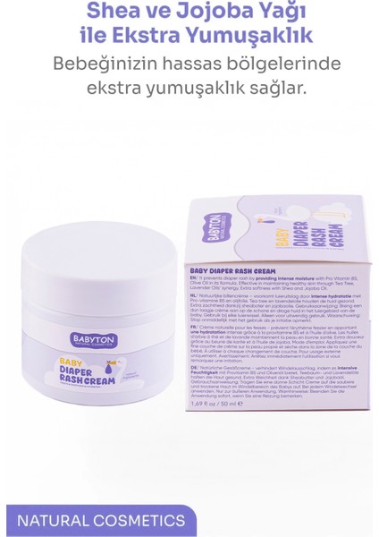 Doğal Içerikli Bebek Pişik Kremi 50 ml