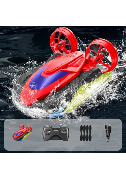 Hem Suda Hem Karada Kullanılabilen Stunt Drift Rc Tekne Oyuncak 2.4ghz Uzaktan Kumandalı Araba Amfibi Drift Araba