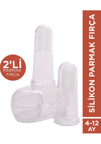 İkili Silikon Parmak Fırça