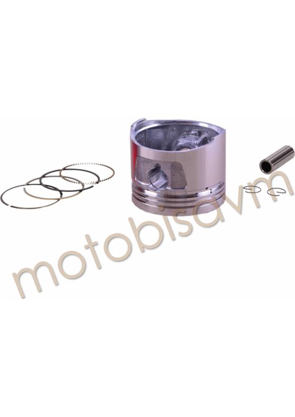 Piston - Segman Cg 13 Perno - 56.5 mm - 125 cc