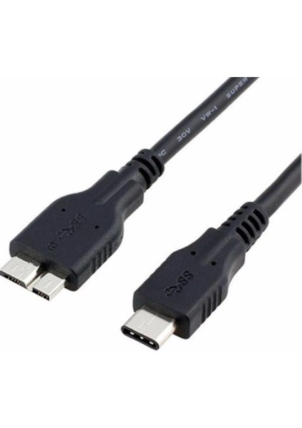 Type-C To Micro B USB 3,0 Dönüştürücü Çevirici