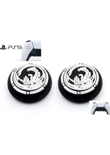 Ps5 Dualsense 1 Çift Kabartma Desenli Analog Başlığı