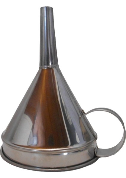 Paslanmaz Çok Amaçlı Huni, Mazot Hunisi, Yağ Hunisi Üst 10CM
