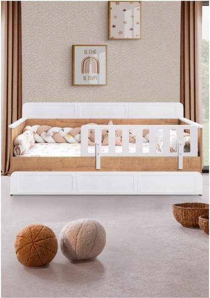 Mira Çocuk Odası Takımı, Mira Yavrulu Karyola, Berlin 3 Kapaklı Dolap, Şifonyer - Ceviz modelleri